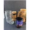 Image 2 : Various Beer Steins, Mug and Glasses