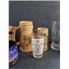 Image 3 : Various Beer Steins, Mug and Glasses