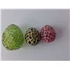 Image 2 : (12) Glass Mosaic Easter Eggs