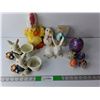 Image 1 : Easter Lot- (5) Egg Candles, (3) Ceramic Decorations, Misc.