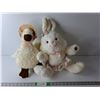 Image 1 : Stuffed Rabbit-As Is & Goose Up to 16" Long