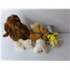 Image 2 : (6) Easter Stuffies- Rabbits, Bear, Duck, Misc. Up to 11" Long