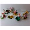 Image 3 : Easter Lot- (2) Decorative Plates, (6) Ceramic Figurines