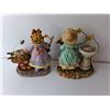 Image 2 : (2) Ceramic Garden Themed  Figurines