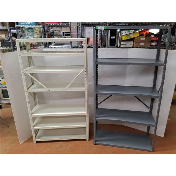 *(2) Metal Shelves