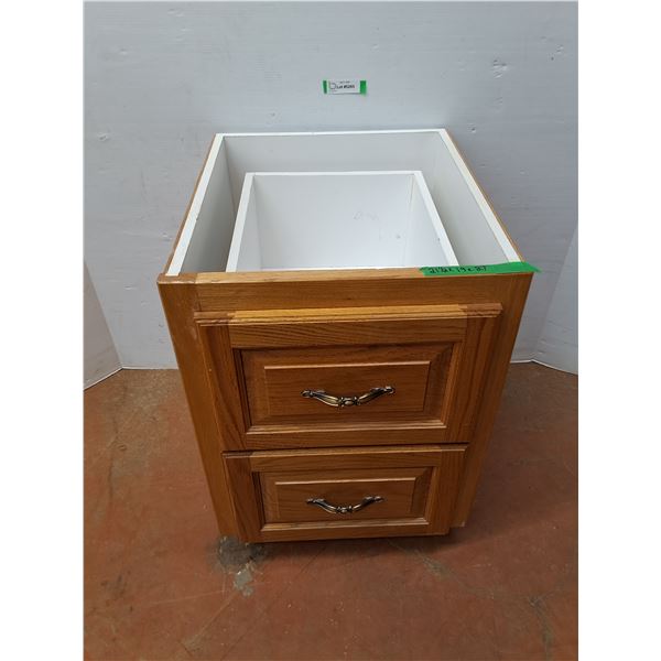 *Wood Cupboard with Drawers