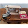 Image 2 : *Vintage Imperial Sewing Machine with Table, Pedal & Manual-Working