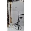 Image 1 : *Metal Coat Rack 70" Tall & Plant Stand 46.5" Tall