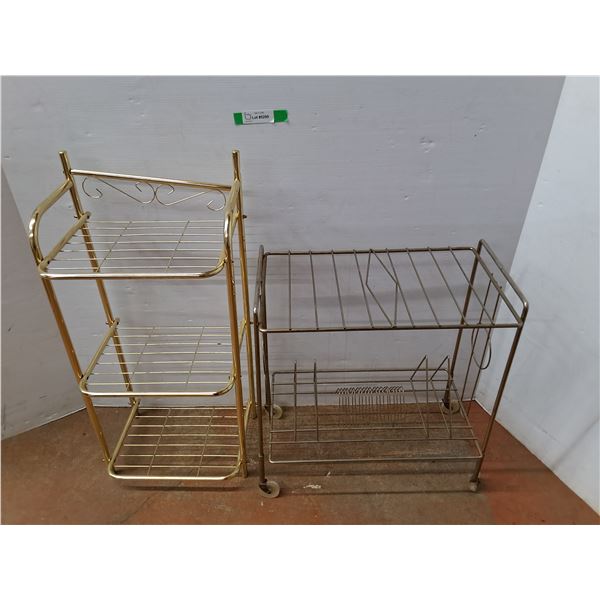 *(2) Metal Shelves