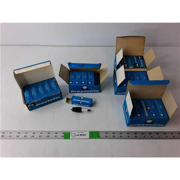 (5) Boxes of Prestolite Spark Plugs