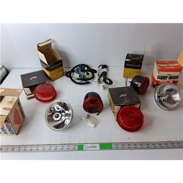 Vintage Automotive/Trailer Lights, Fuse, Misc.