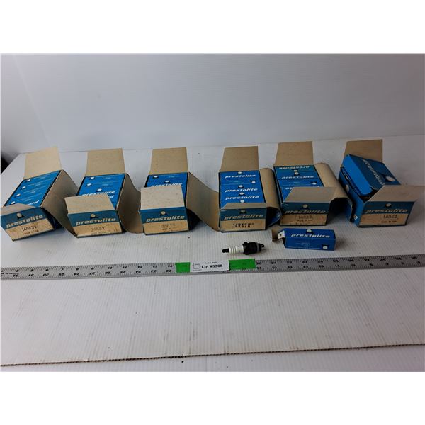 (6) Boxes of Prestolite Spark Plugs