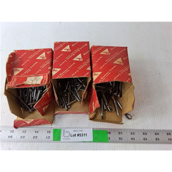 (3) Boxes of Cotter Pins