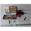 Image 1 : Book-Finding Me, Faux Poinsettisa, Facial Massager-Needs Batteries, Misc.