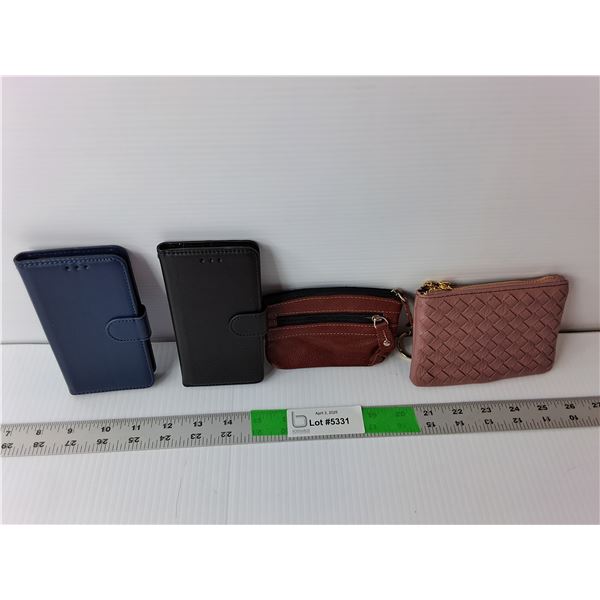 (2) Phone Cases- iPhone 6S & 12 Mini, (2) Coin/Money Pouches