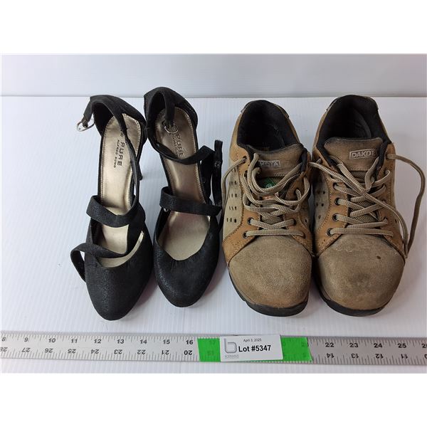 Dakota Women's Steel Toed Runners & Alfred Sung High Heels- 8