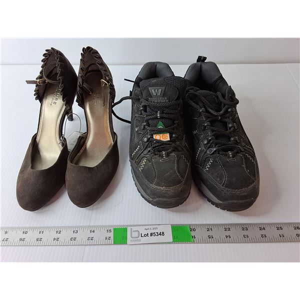 Workload Women's Steel Toed Runners & Alfred Sung High Heels- 8