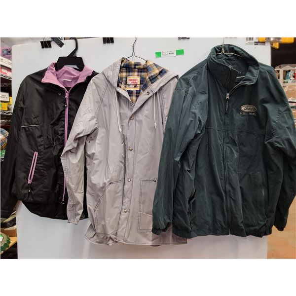 (3) Women's Jackets- L, S/36, XL