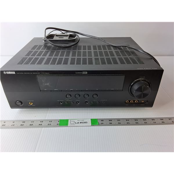 Yamaha AV Receiver-Powers On