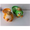 Image 2 : Easter Lot- Ceramic Storage Decorations, Miniature Bench