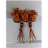 Image 1 : Lot Of Easter Decorations, Artificial Pumpkins 