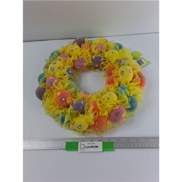 Easter themed Wreath, 13'' Diameter