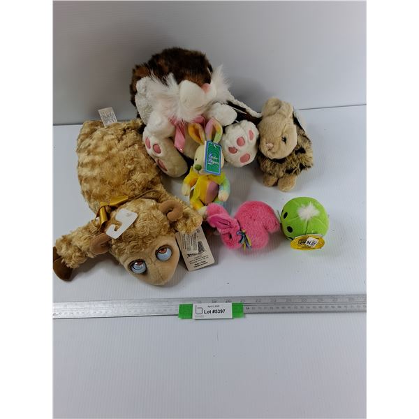 Lot Of Easter Themed Stuffed Animals
