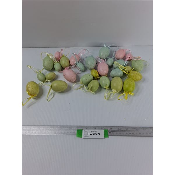 (28) Easter Egg Themed Hanging Ornaments