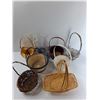 Image 2 : (8) Various sized Wicker Baskets