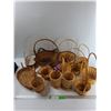 Image 1 : (12) Various Sized Wicker Baskets