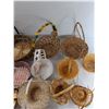Image 3 : (11) various Sized Wicker Baskets