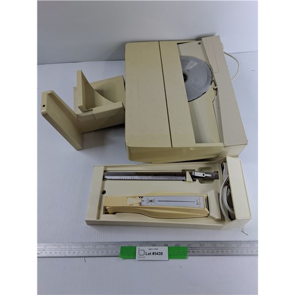 Lady Vanity Electric Knife, Oster Food And Meat Slicer- Both As is