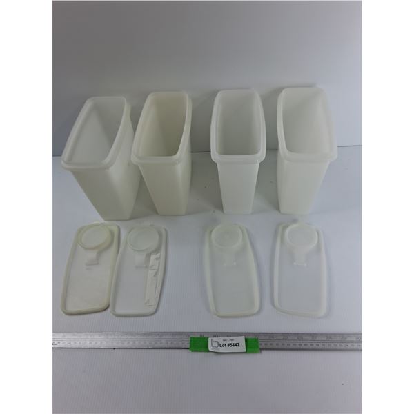 (4) Tupperware Containers w/ Lids