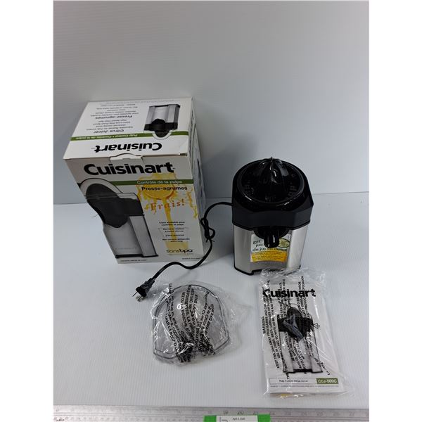 Cusinart Pulp Control Citrus Juicer- Powers On