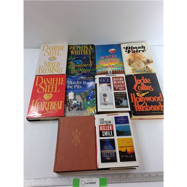 (10) Various Books, Hollywood Husbands, Murder is the Pits