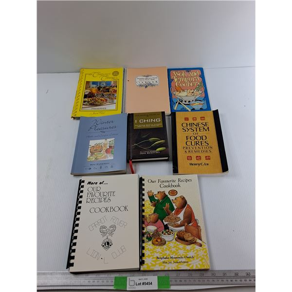 (8) Cook Books, Companys Coming, Our favorite Recipes, Misc