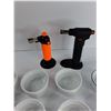 Image 3 : (2) Torches- Both As Is , (11) Small Sauce Bowls- Will Not Ship