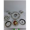 Image 1 : Various Anniversary Themed Dishes, (5) Plates, (2) Cups