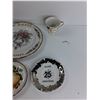 Image 3 : Various Anniversary Themed Dishes, (5) Plates, (2) Cups