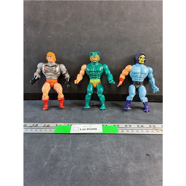 (3) Masters of Universe Action Figures