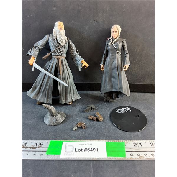 (2) Game of Thrones Figurines