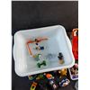 Image 4 : Various Toy Figurines, Toy Story Puzzle, Kids' Toys and Plastic Container