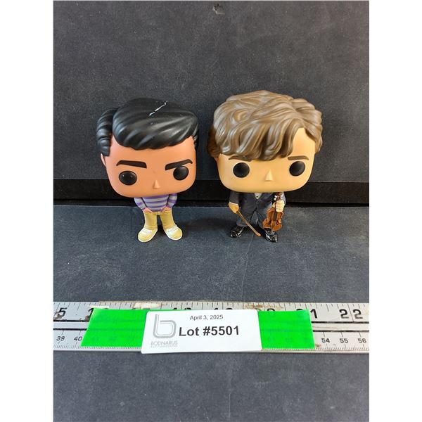 Sherlock with Violin and Silicon Valley Dinesh Vinyl Figurines