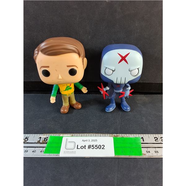 Teen Titans Go Robin as Red X and Silicon Valley Jared Vinyl Figurines