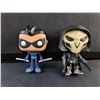 Image 2 : Games Overwatch Reaper and Teen Titans Go Robin as Nightwing Vinyl Figurines