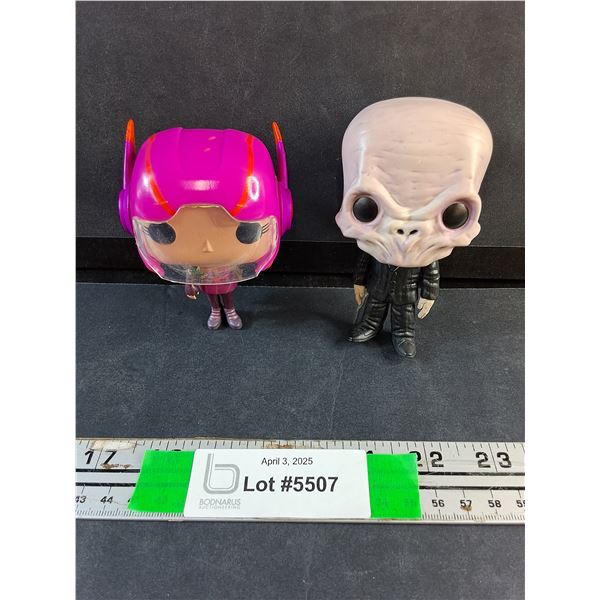 Big Hero 6 Honey Lemon and Doctor Who The Silence Vinyl Figurines