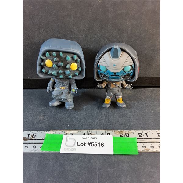 Destiny Cayde 6 and Gamestop Exclusive Destiny Xur Agent of Nine Vinyl Figurines