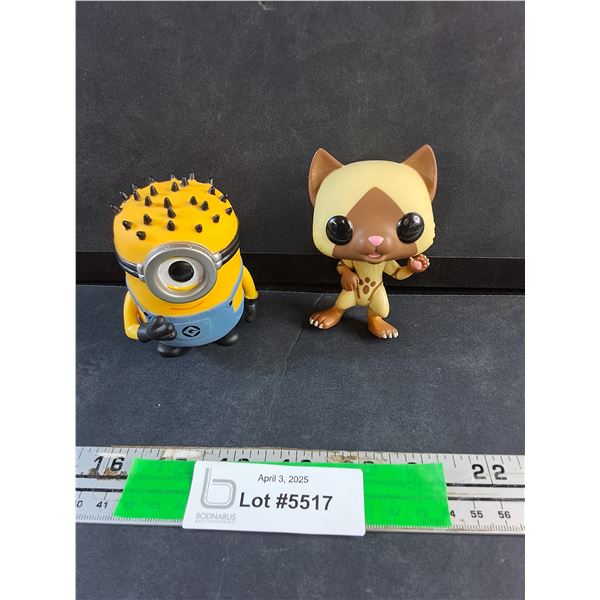 Monster Hunter Felyne and Despicable Me 2 Carl Vinyl Figurines