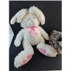 Image 2 : Plush Bunny and Plush Lion Toys