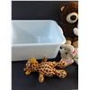 Image 3 : Plastic Container and Various Plush Toys